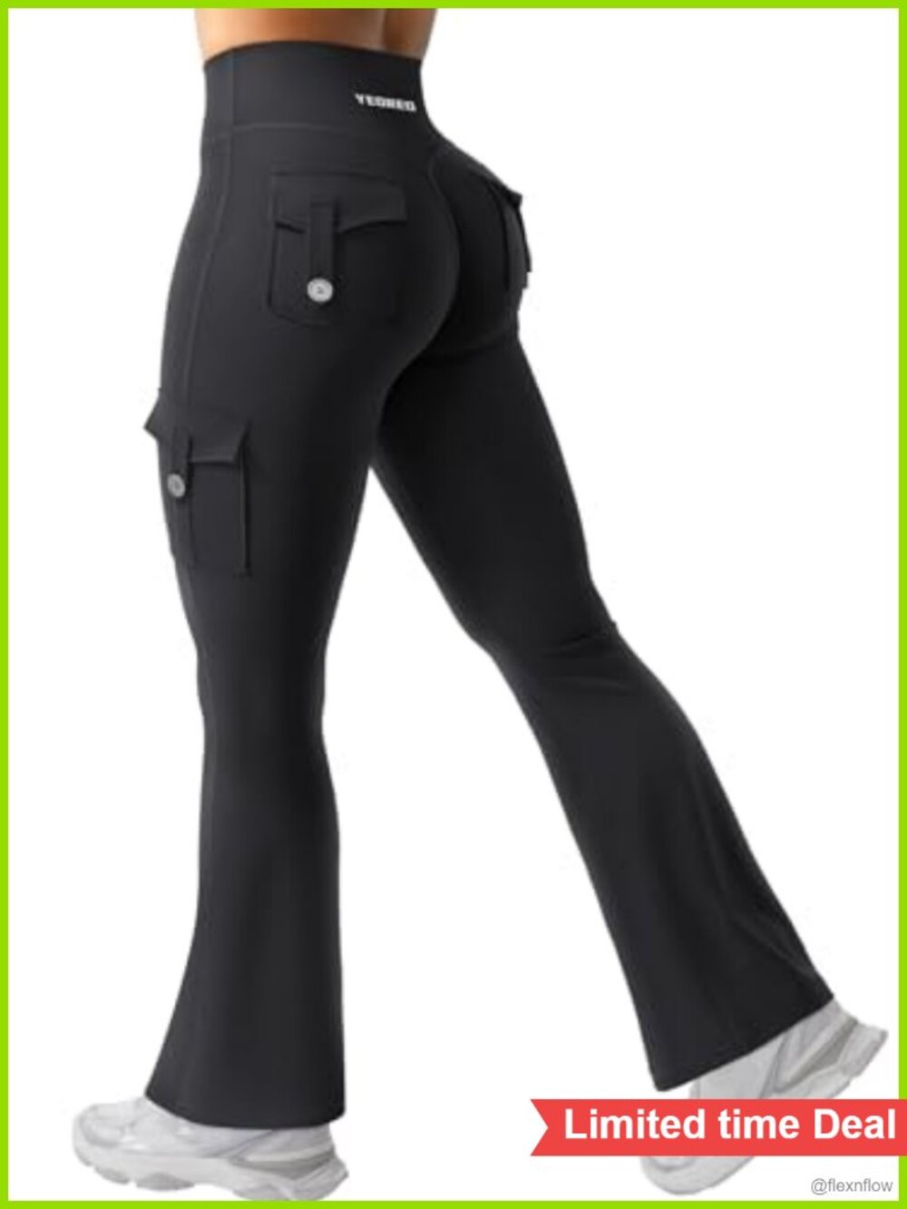 YEOREO CoreFlex Flare Leggings High Rise Scrunch Bootcut Yoga Pants